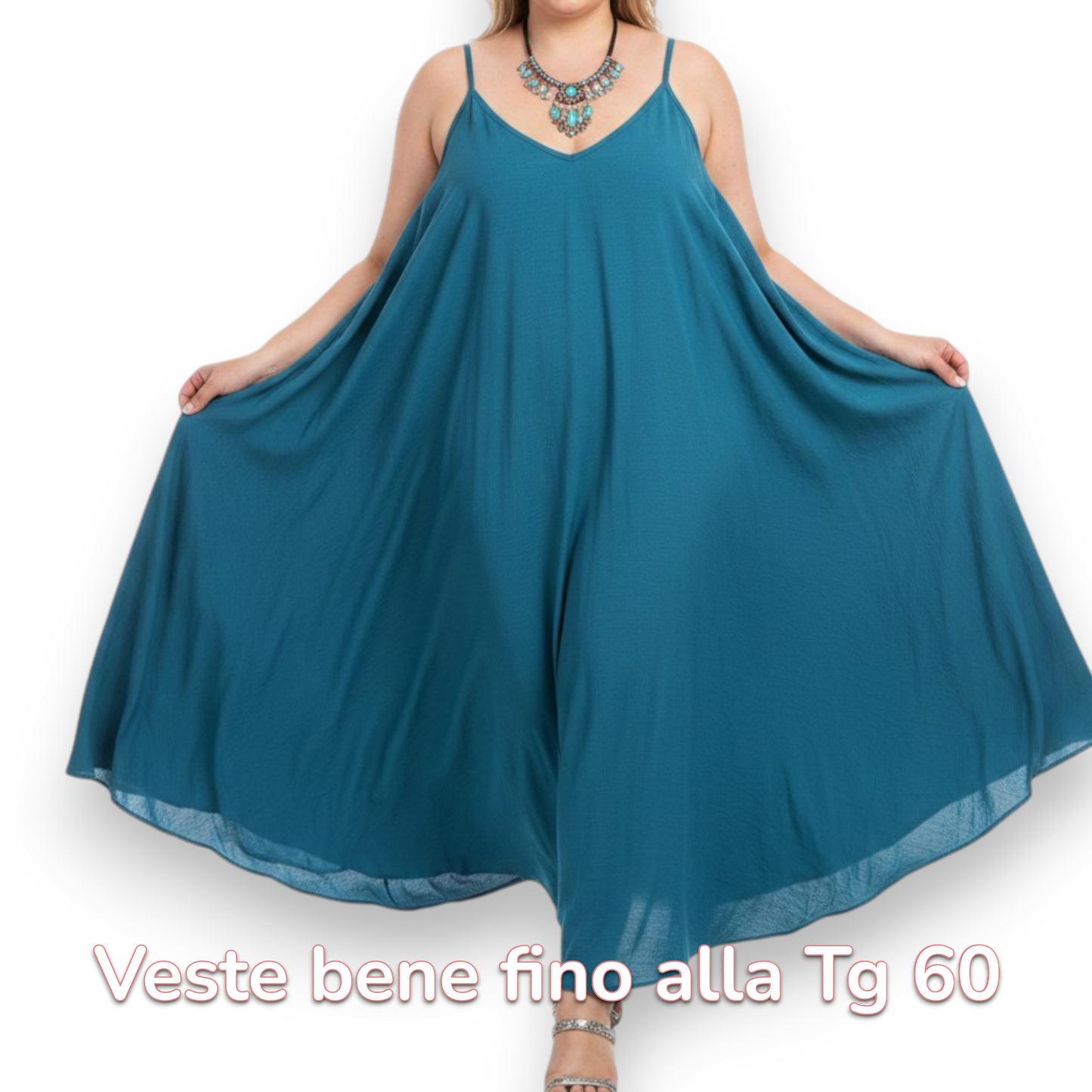 Maxi Abito 100% Viscosa Raula