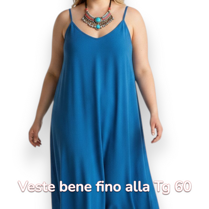 Maxi Abito 100% Viscosa Raula