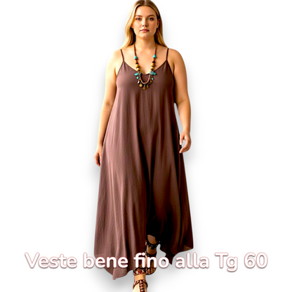 Maxi Abito 100% Viscosa Ruggera