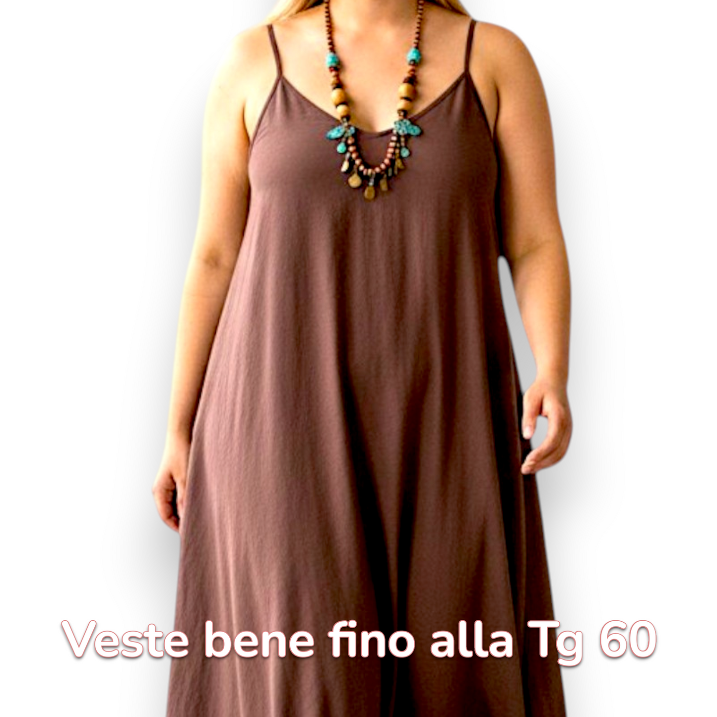 Maxi Abito 100% Viscosa Ruggera