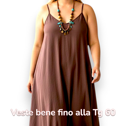 Maxi Abito 100% Viscosa Ruggera