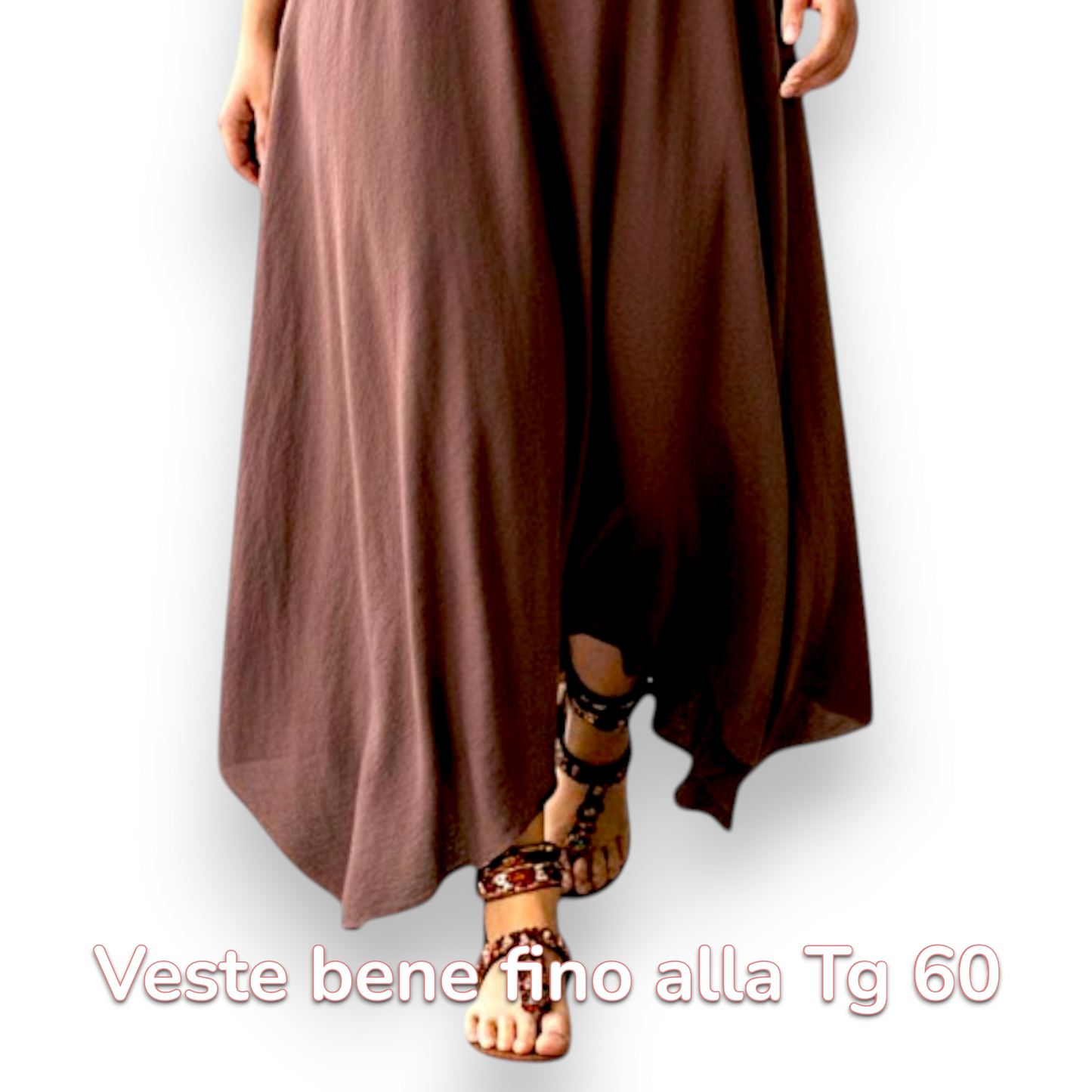Maxi Abito 100% Viscosa Ruggera