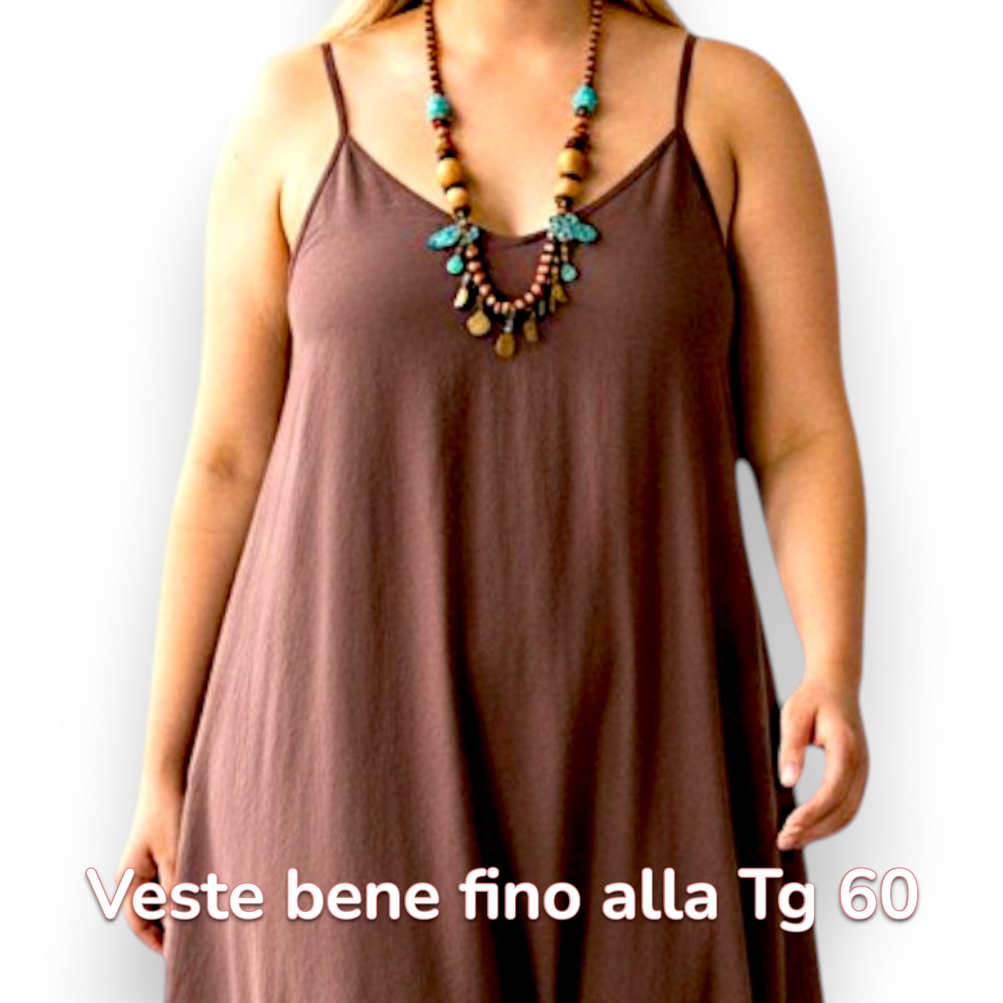 Maxi Abito 100% Viscosa Ruggera