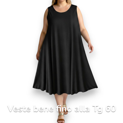 Maxi Abito in Crepe Elasticizzato Mariuccia