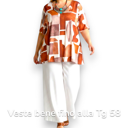Maxi Maglia  Taglie Forti Elasticizzata Federica