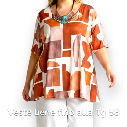 Maxi Maglia  Taglie Forti Elasticizzata Federica