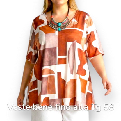 Maxi Maglia  Taglie Forti Elasticizzata Federica