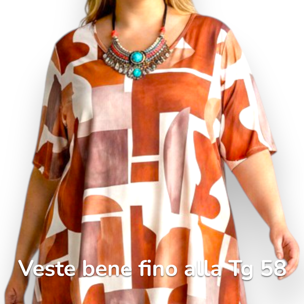 Maxi Maglia  Taglie Forti Elasticizzata Federica