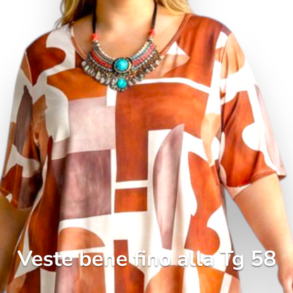 Maxi Maglia  Taglie Forti Elasticizzata Federica