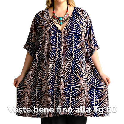 Maxi Maglia  Taglie Forti Elasticizzata Rosalba