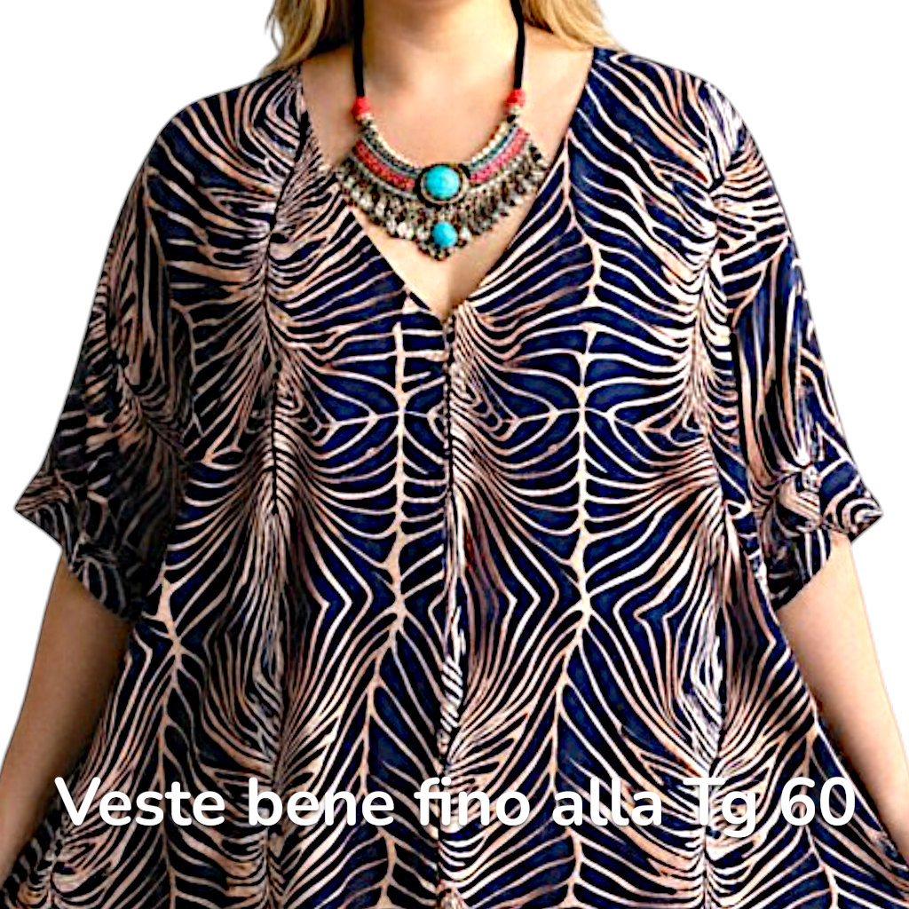 Maxi Maglia  Taglie Forti Elasticizzata Rosalba