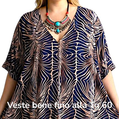 Maxi Maglia  Taglie Forti Elasticizzata Rosalba