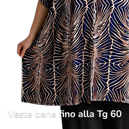 Maxi Maglia  Taglie Forti Elasticizzata Rosalba