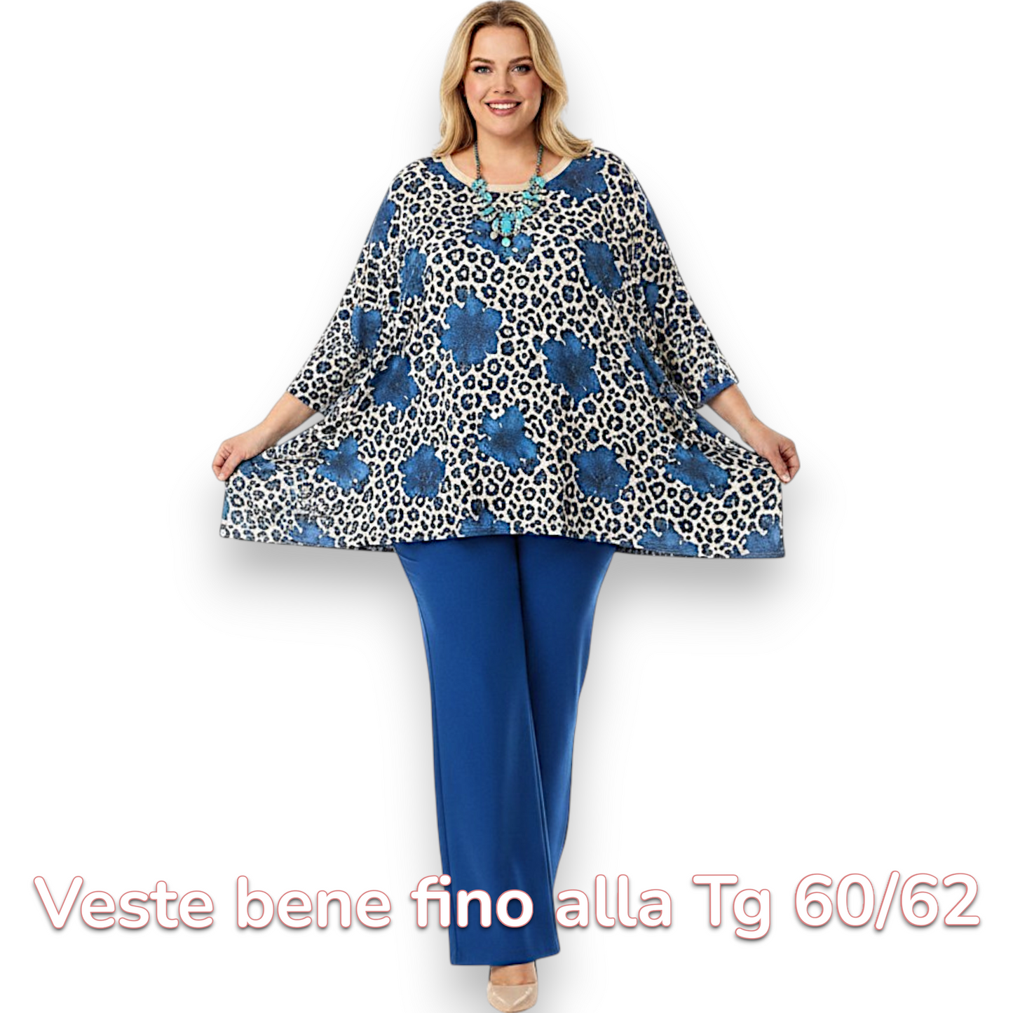 Maxi Maglia  Taglie Forti Elasticizzata Gemma