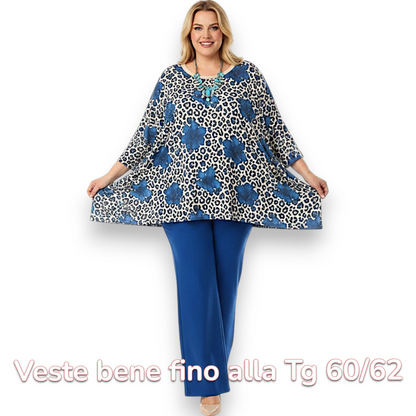 Maxi Maglia  Taglie Forti Elasticizzata Gemma