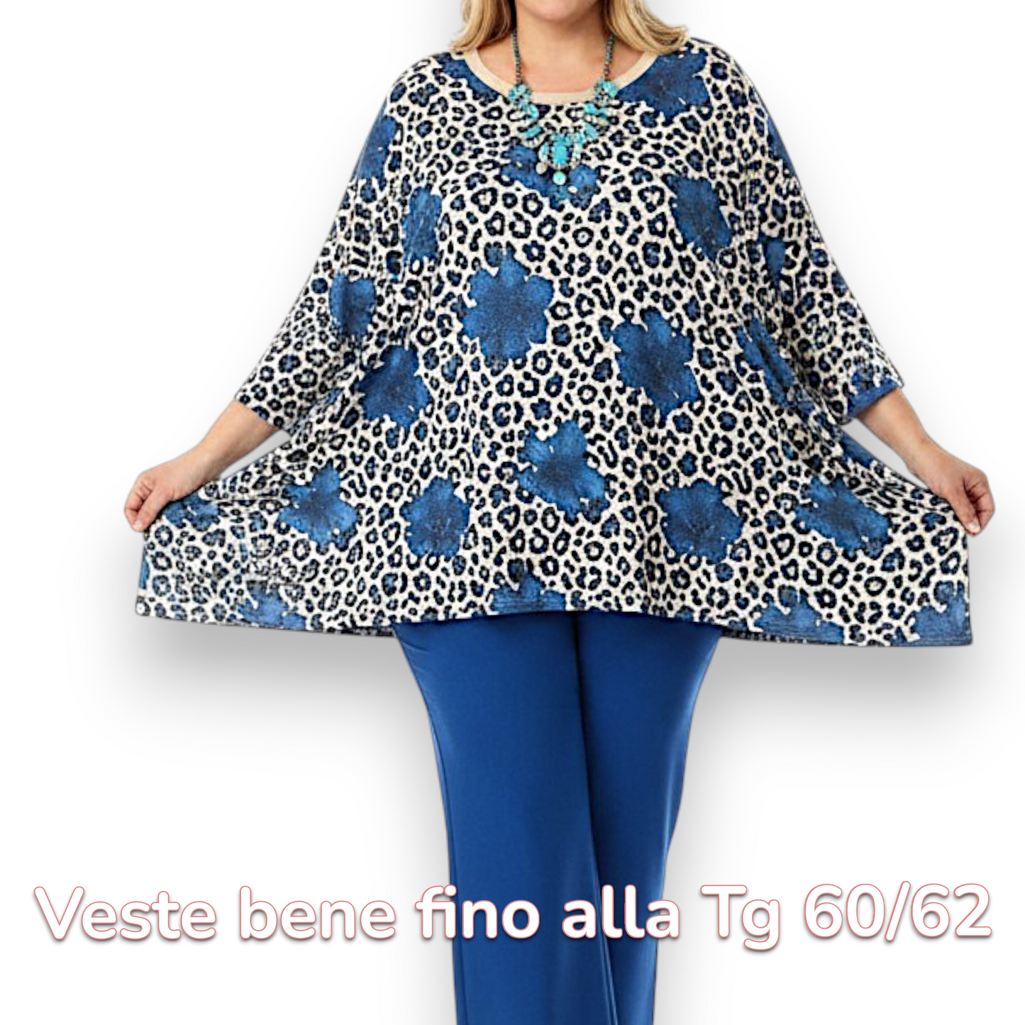 Maxi Maglia  Taglie Forti Elasticizzata Gemma