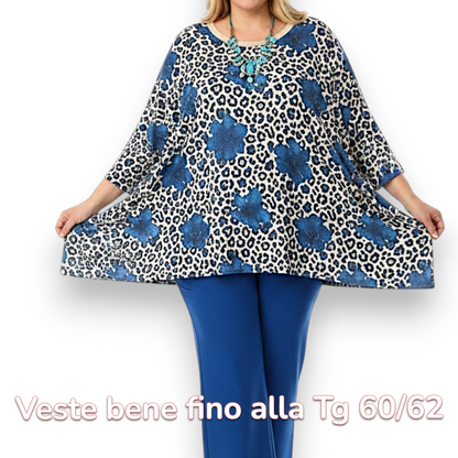 Maxi Maglia  Taglie Forti Elasticizzata Gemma
