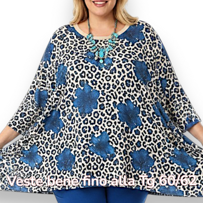 Maxi Maglia  Taglie Forti Elasticizzata Gemma
