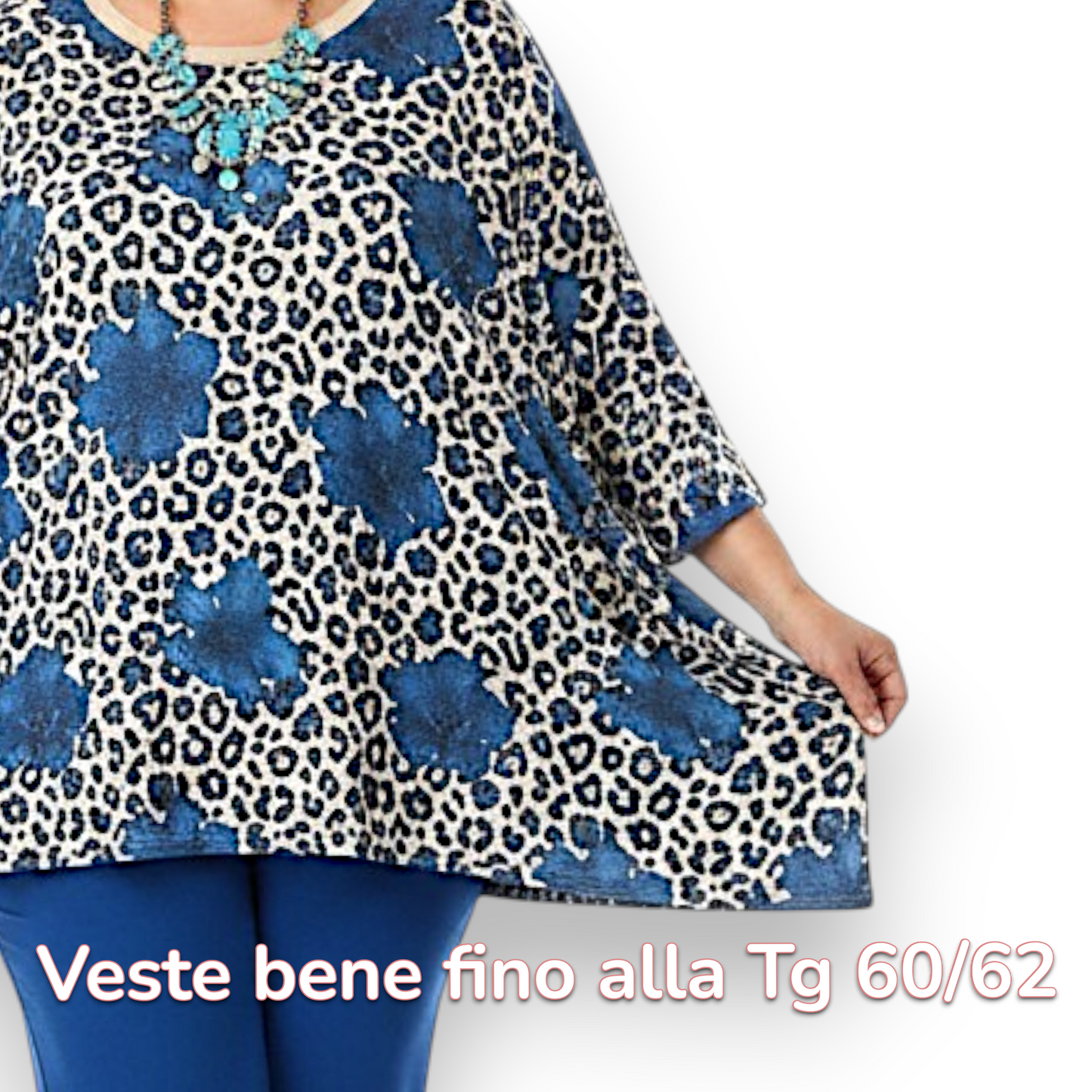 Maxi Maglia  Taglie Forti Elasticizzata Gemma
