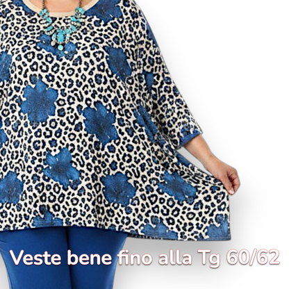 Maxi Maglia  Taglie Forti Elasticizzata Gemma
