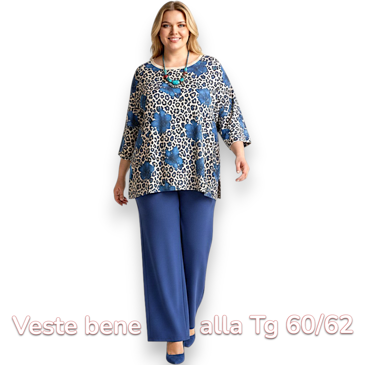 Maxi Maglia  Taglie Forti Elasticizzata Gemma