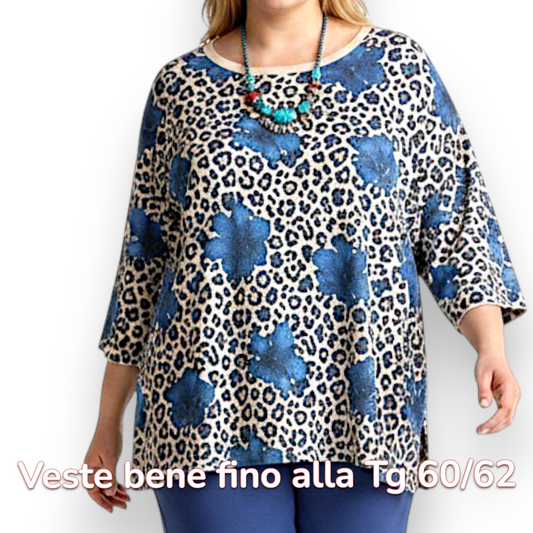 Maxi Maglia  Taglie Forti Elasticizzata Gemma