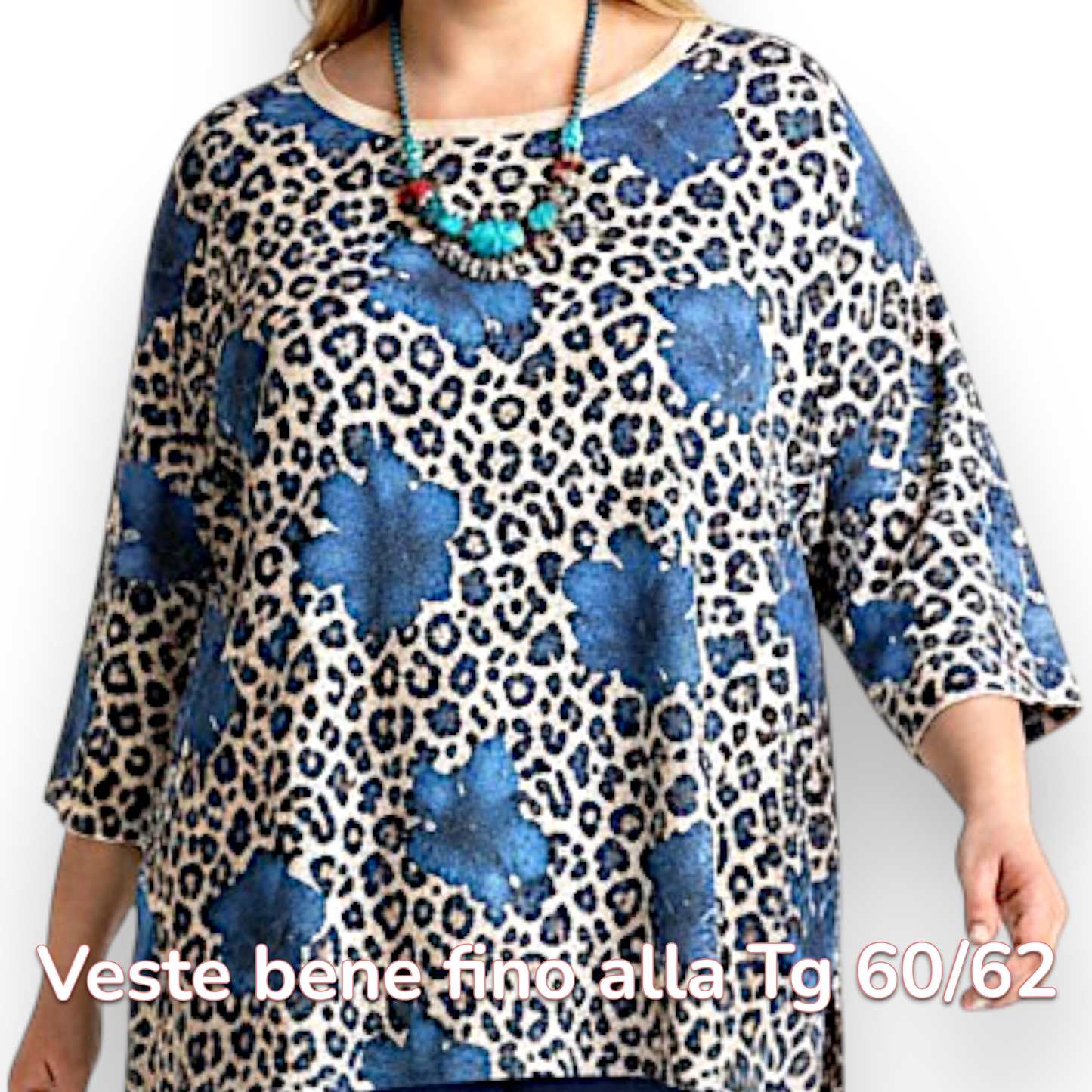 Maxi Maglia  Taglie Forti Elasticizzata Gemma