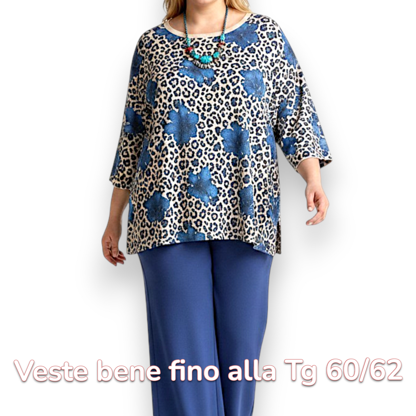 Maxi Maglia  Taglie Forti Elasticizzata Gemma