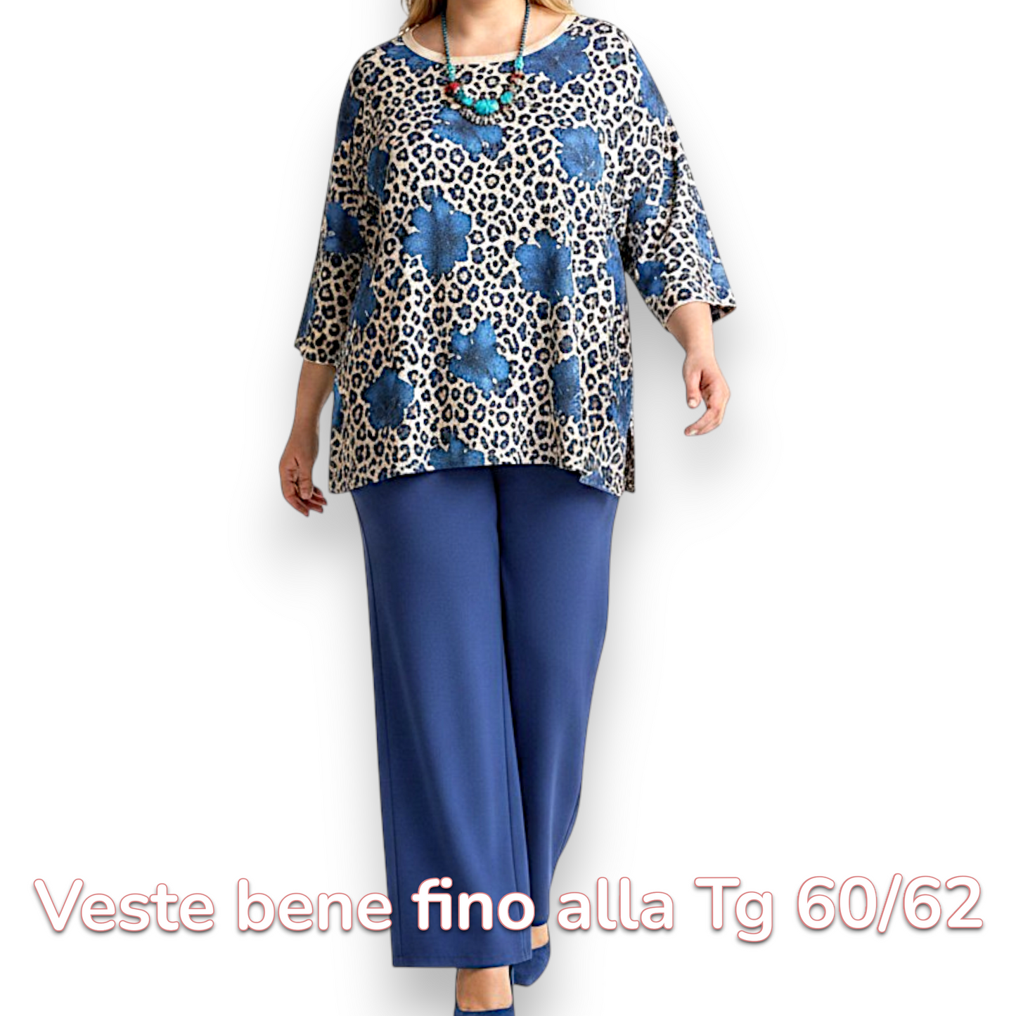 Maxi Maglia  Taglie Forti Elasticizzata Gemma