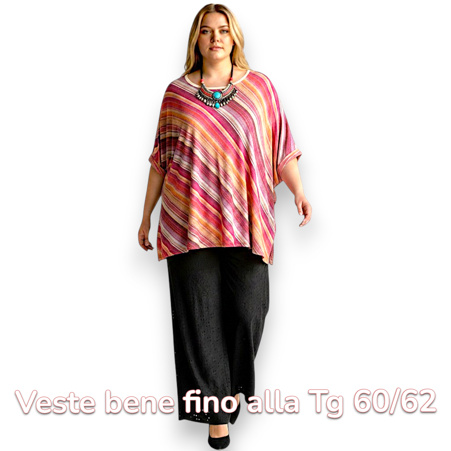 Maxi Maglia  Taglie Forti Elasticizzata Gianna