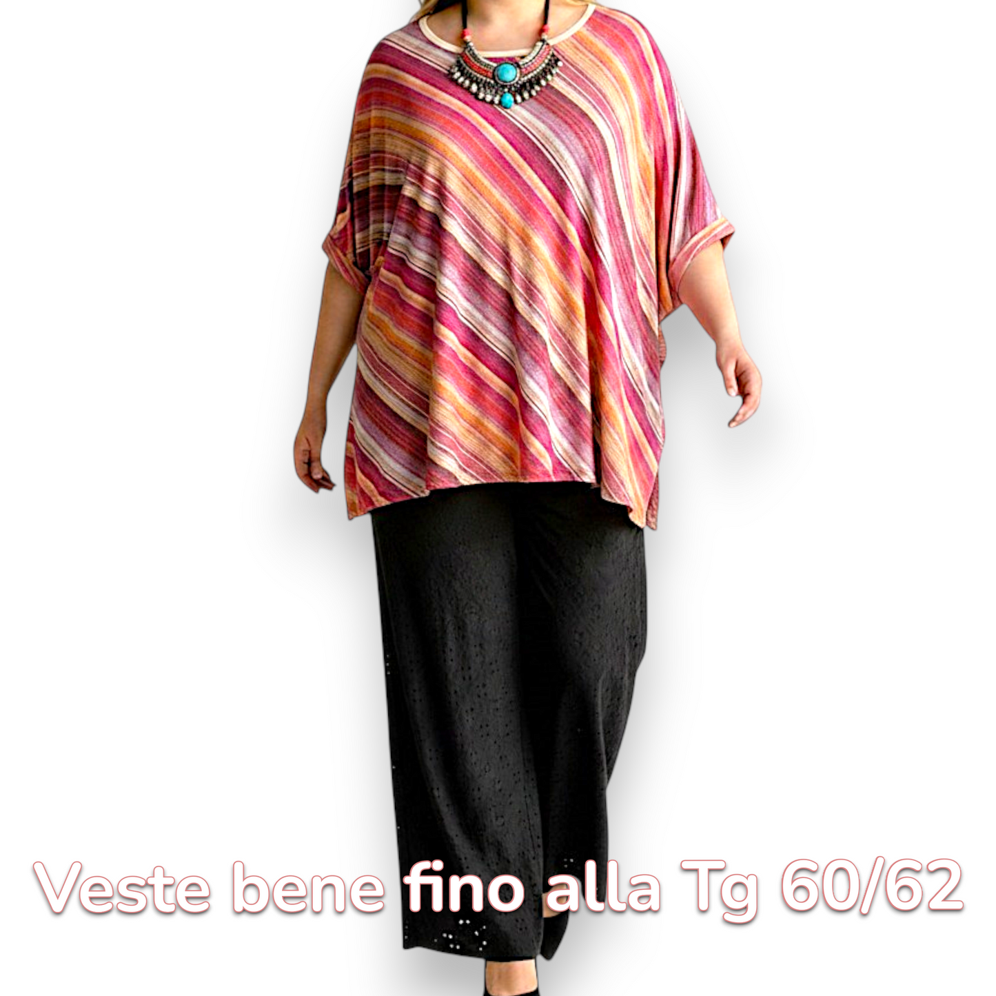Maxi Maglia  Taglie Forti Elasticizzata Gianna