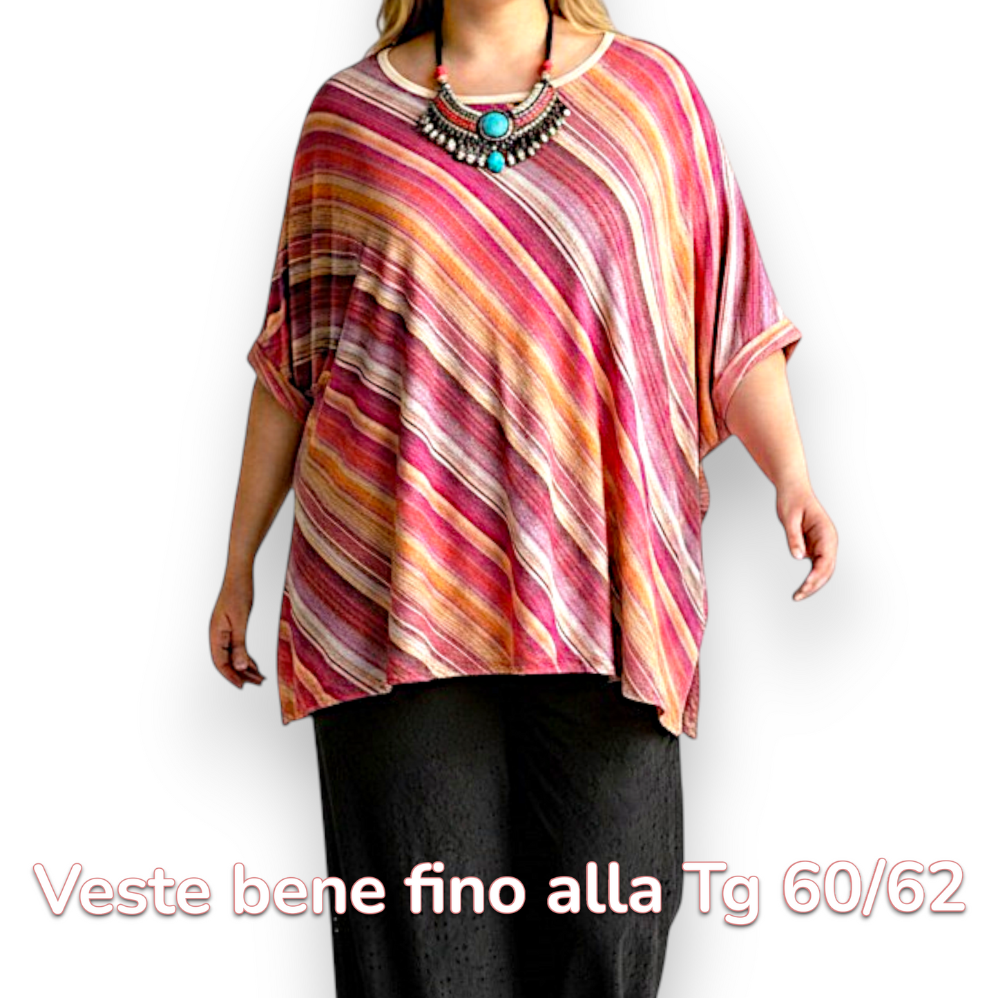 Maxi Maglia  Taglie Forti Elasticizzata Gianna