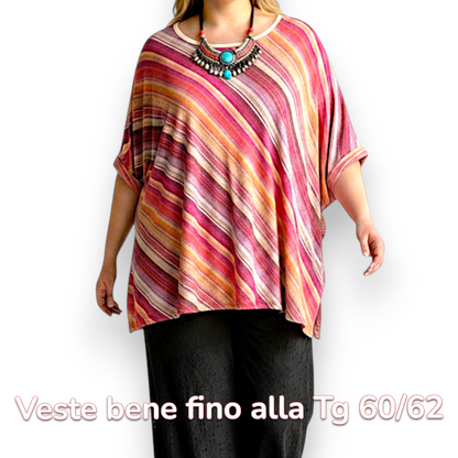 Maxi Maglia  Taglie Forti Elasticizzata Gianna