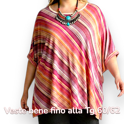 Maxi Maglia  Taglie Forti Elasticizzata Gianna