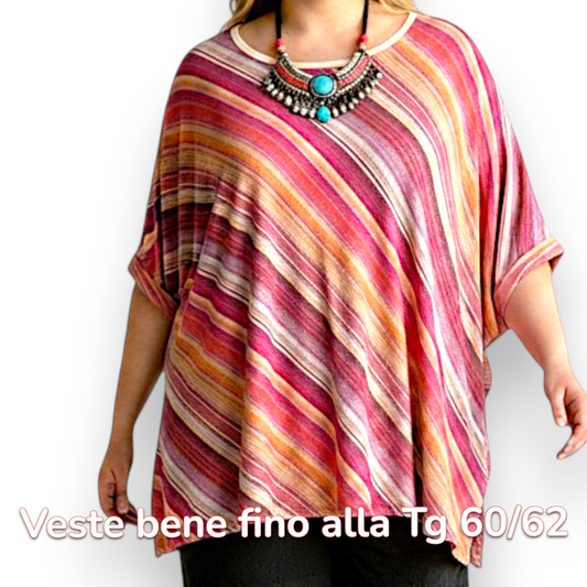 Maxi Maglia  Taglie Forti Elasticizzata Gianna