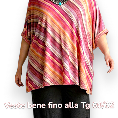 Maxi Maglia  Taglie Forti Elasticizzata Gianna