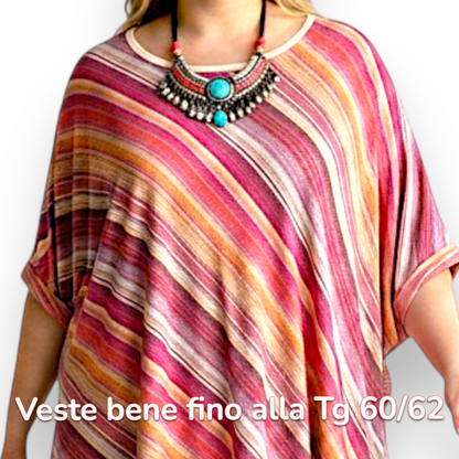 Maxi Maglia  Taglie Forti Elasticizzata Gianna