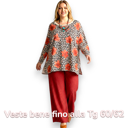 Maxi Maglia  Taglie Forti Elasticizzata Giada