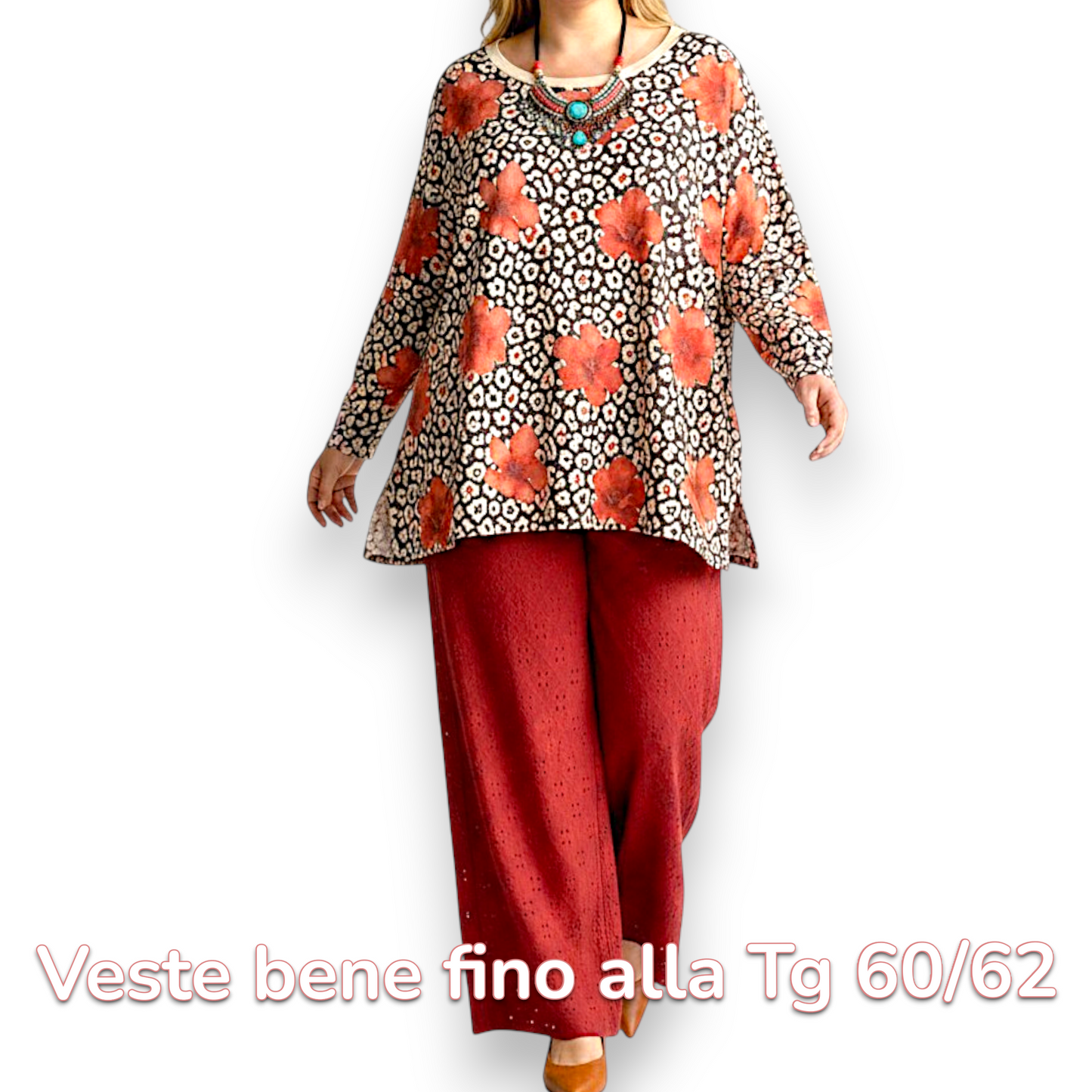 Maxi Maglia  Taglie Forti Elasticizzata Giada