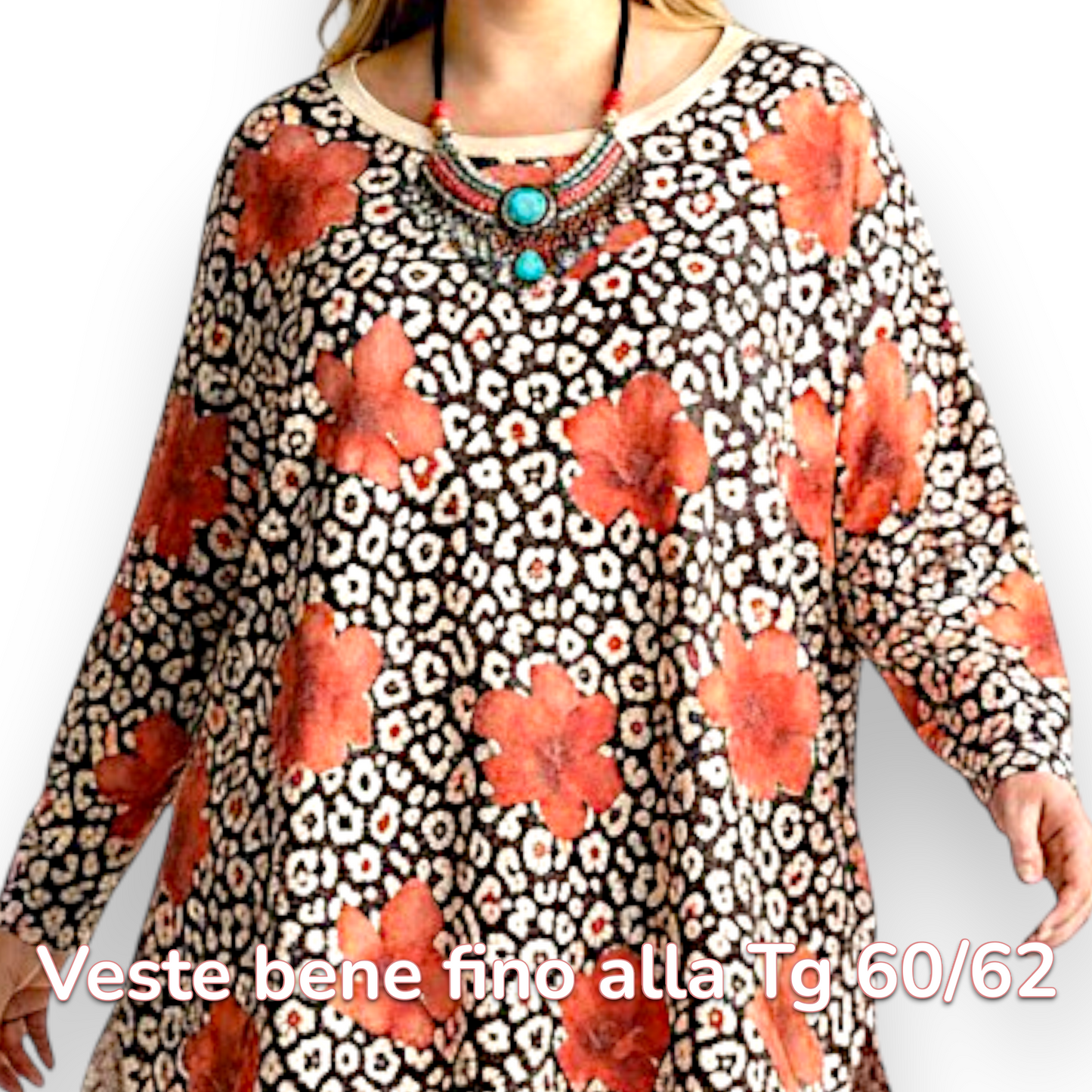 Maxi Maglia  Taglie Forti Elasticizzata Giada