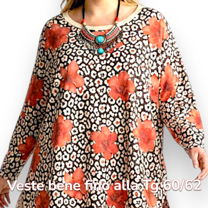 Maxi Maglia  Taglie Forti Elasticizzata Giada