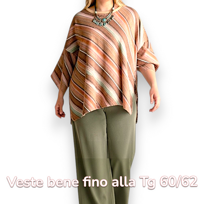 Maxi Maglia  Taglie Forti Elasticizzata Gabriella
