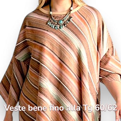 Maxi Maglia  Taglie Forti Elasticizzata Gabriella