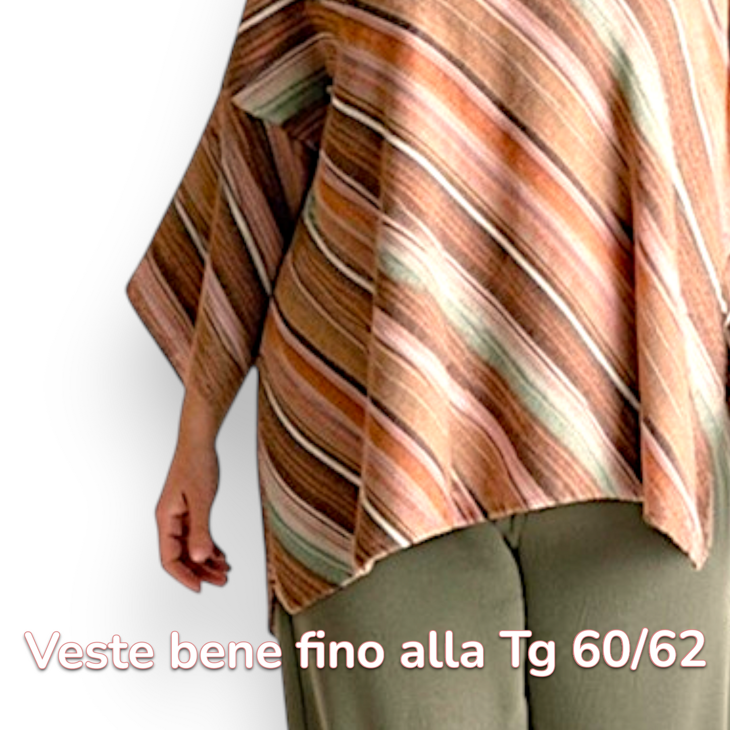 Maxi Maglia  Taglie Forti Elasticizzata Gabriella