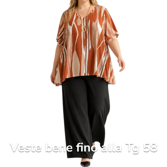 Maxi Maglia  Taglie Forti Elasticizzata Federica
