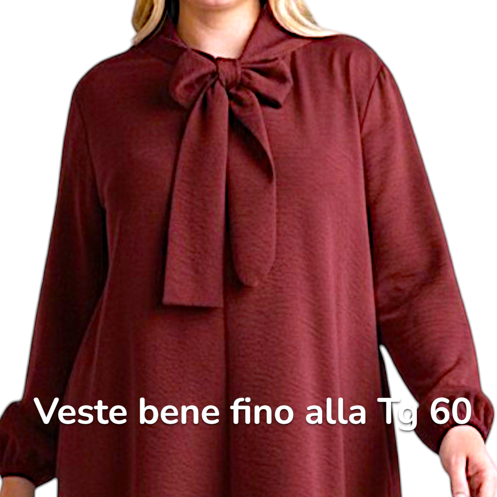Maxi Maglia con Fiocco Redia