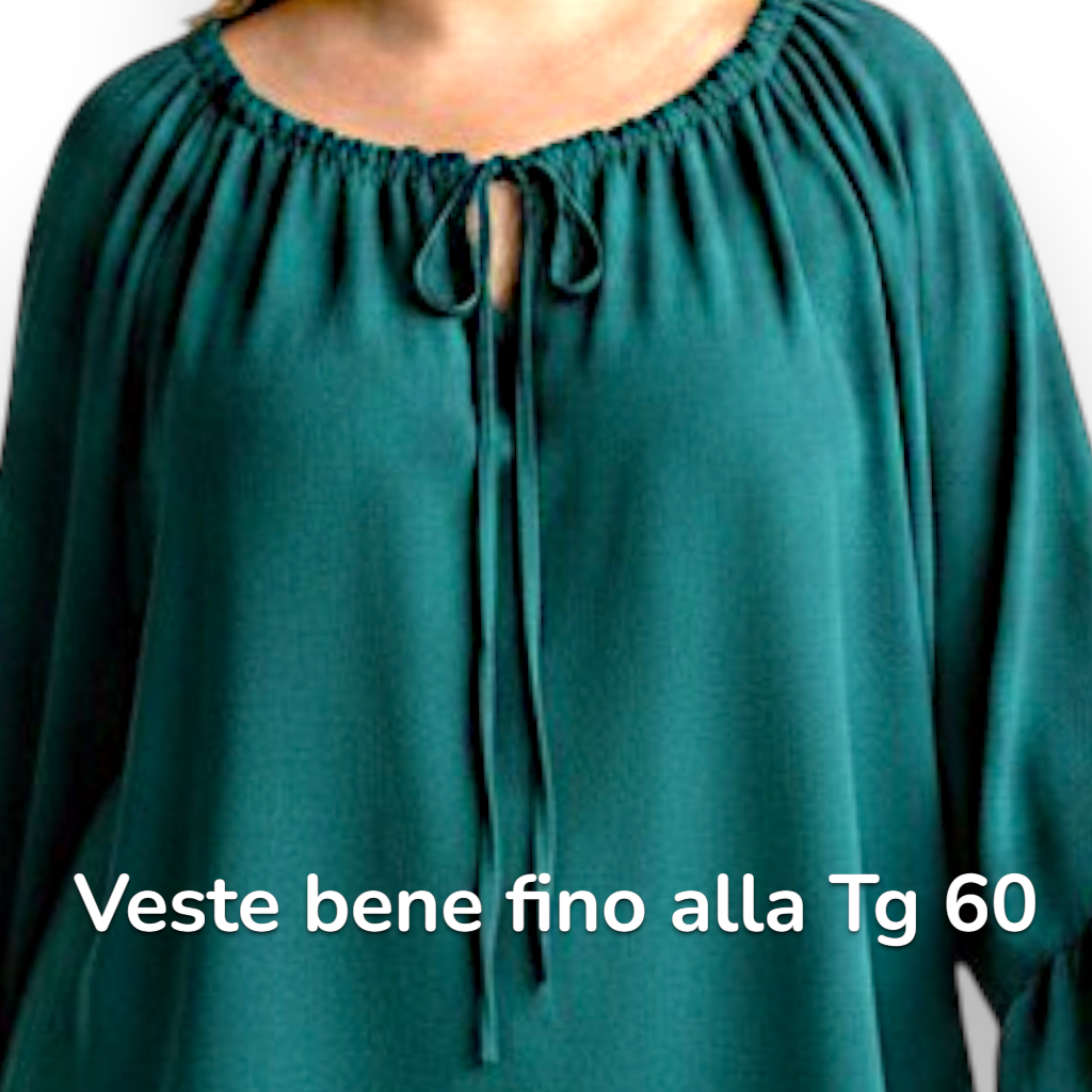 Maxi Maglia con Balze Santa