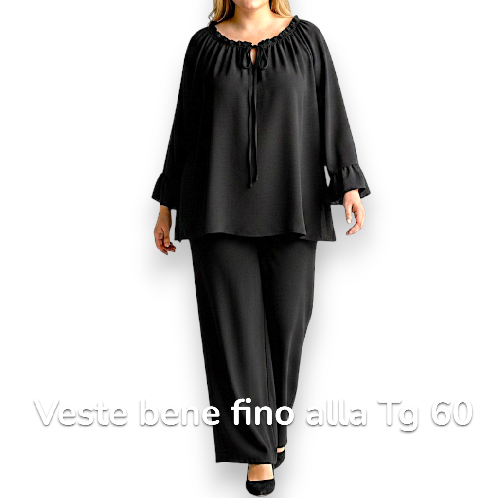 Maxi Maglia con Balze Sissi