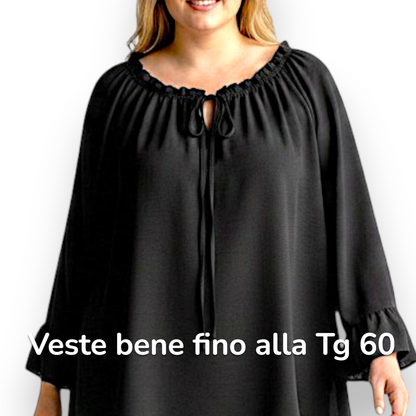 Maxi Maglia con Balze Sissi