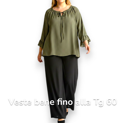 Maxi Maglia con Balze Sara